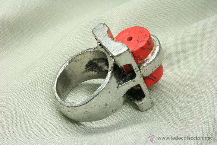 Joyeria: Anillo de metal hecho a mano. - Foto 2