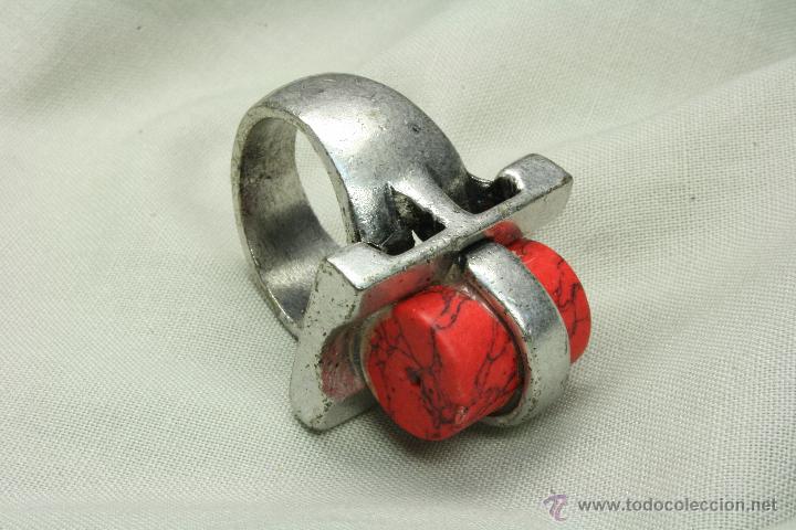 Joyeria: Anillo de metal hecho a mano. - Foto 4