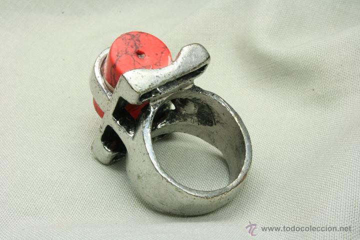 Joyeria: Anillo de metal hecho a mano. - Foto 5