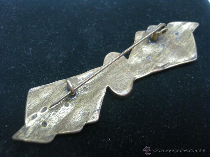 Joyeria: Antiguo y bello Broche Alfiler de Pa&ntilde;uelo - Foto 2