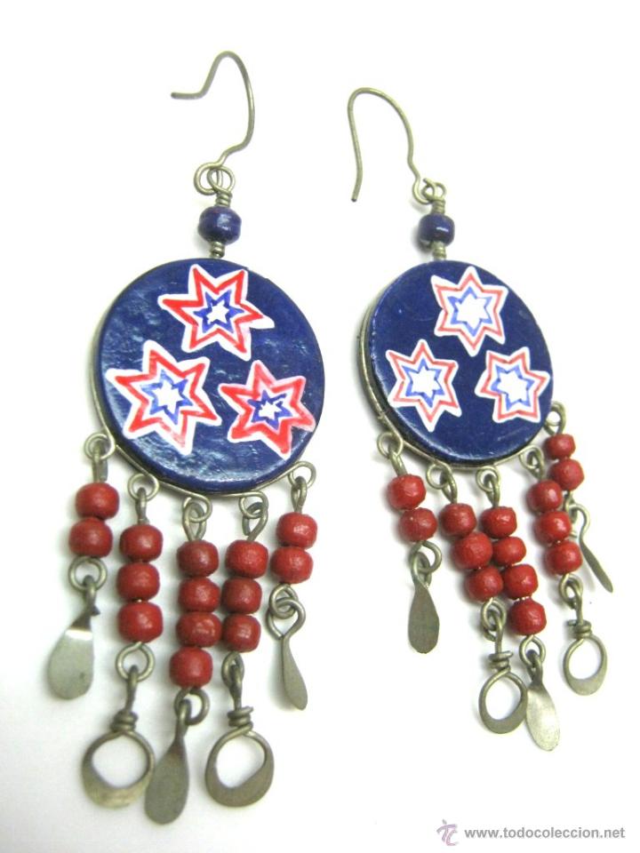 Joyeria: Vintage pendientes raros estrellas - Foto 1