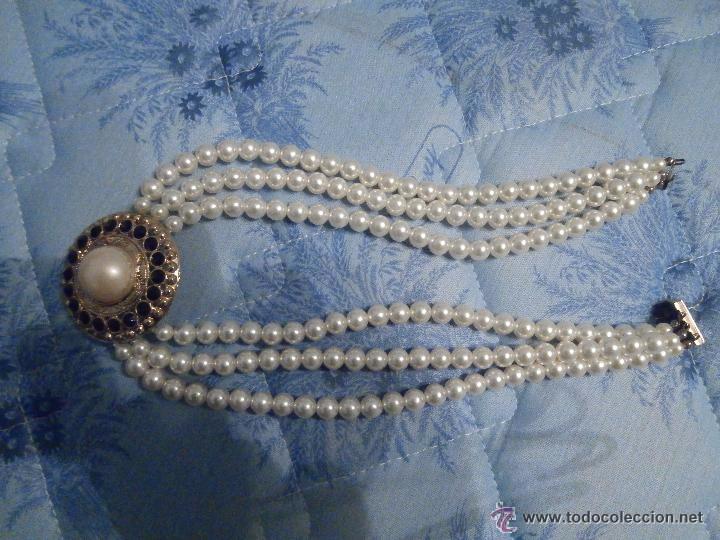 Joyeria: Collar de perlas y roseton - Foto 1