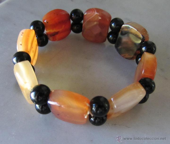 Joyeria: pulsera de piedras duras, &aacute;gata y &oacute;nice - Foto 1