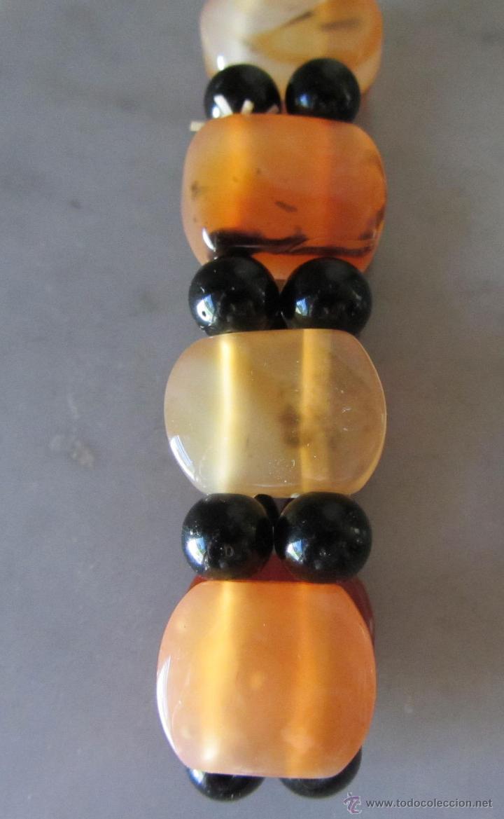 Joyeria: pulsera de piedras duras, &aacute;gata y &oacute;nice - Foto 2