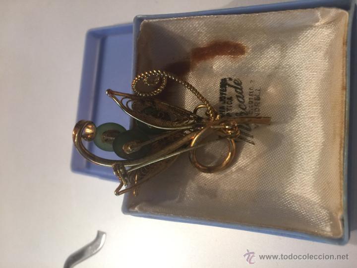 Joyeria: ANTIGUO BROCHE O AGUJA DE PECHO EN FORMA DE FLOR. - Foto 2