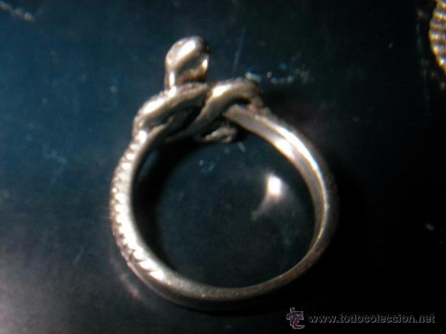 Joyeria: sortija serpiente en plata de ley - Foto 4