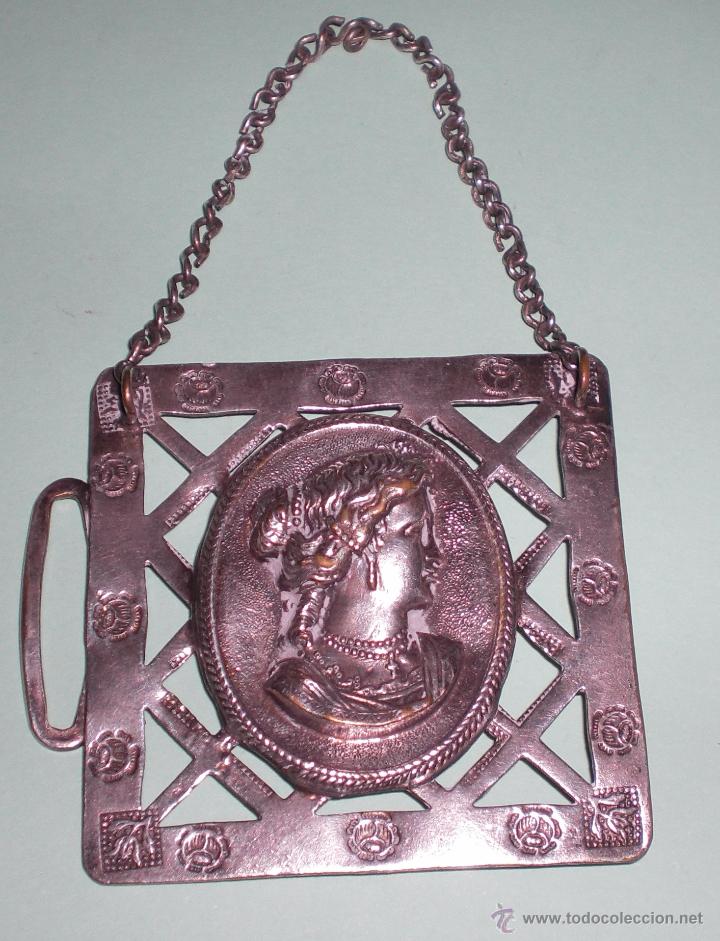 Joyeria: Antiguo broche con dama siglo XIX - Foto 1
