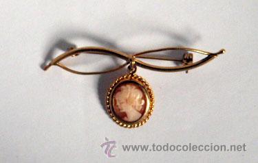 Joyeria: Broche realizado en cornalina y oro 14k - Foto 1