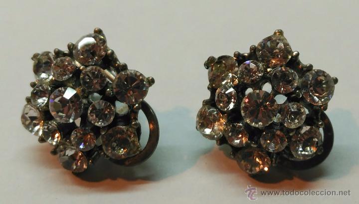 Gioielleria: Preciosa pareja de pendientes con pedrer&iacute;a