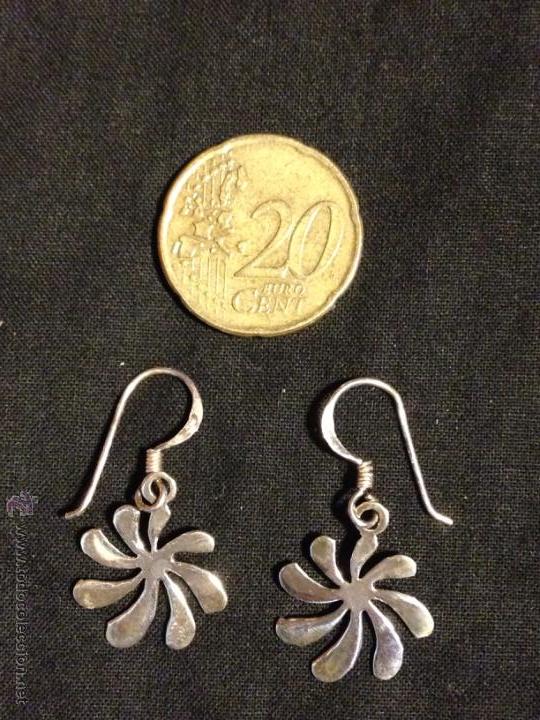 Joyeria: Pendientes vintage de plata de ley 925