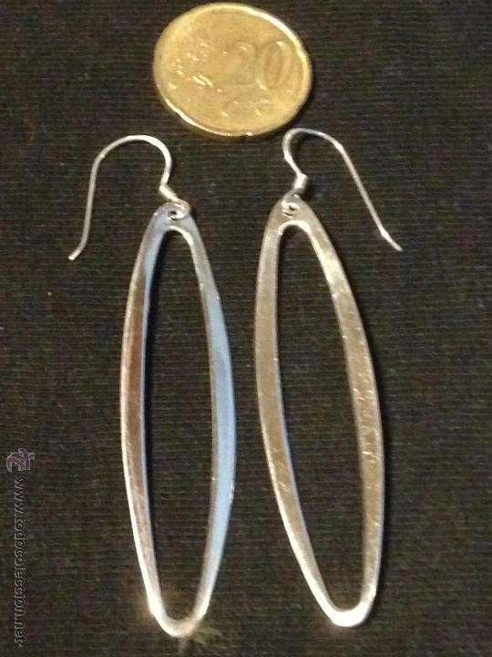 Joyeria: Pendientes de plata de ley 925