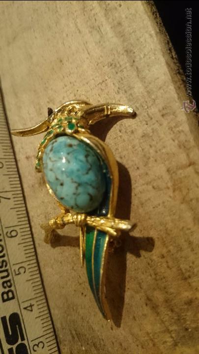 Joyeria: Broche antiguo en forma de ave - Foto 1
