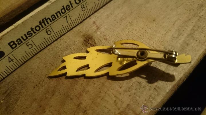 Joyeria: broche antiguo tipo hoja - Foto 2