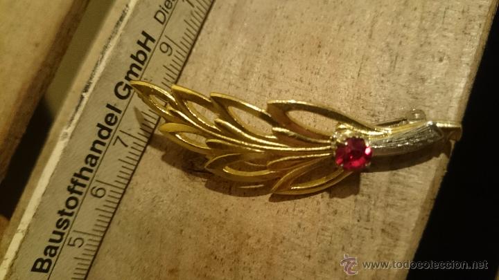 Joyeria: broche antiguo tipo hoja - Foto 3