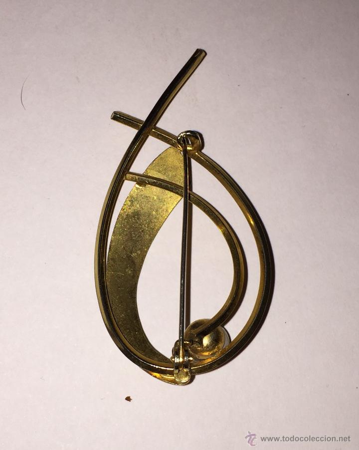 Joyeria: Bonito broche chapado de los a&ntilde;os 60 - Foto 2