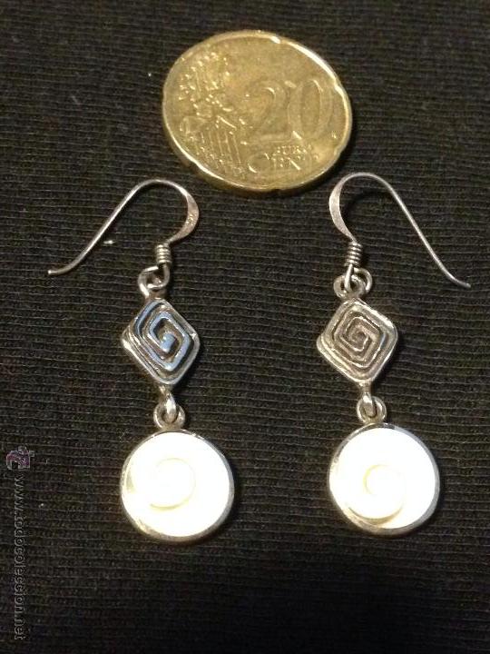 Joyeria: Pendientes de plata de ley 925