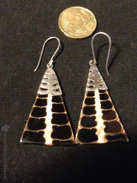 Joyeria: Pendientes de plata de ley. 925