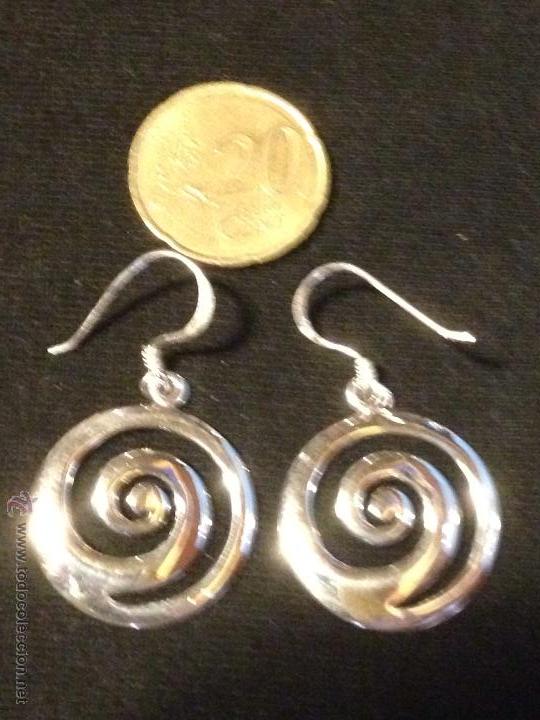 Joyeria: Pendientes de plata de ley 925
