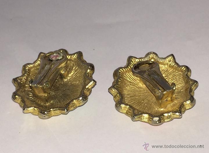 Joyeria: A90-Precisos pendientes en bronce y esmalte - Foto 2