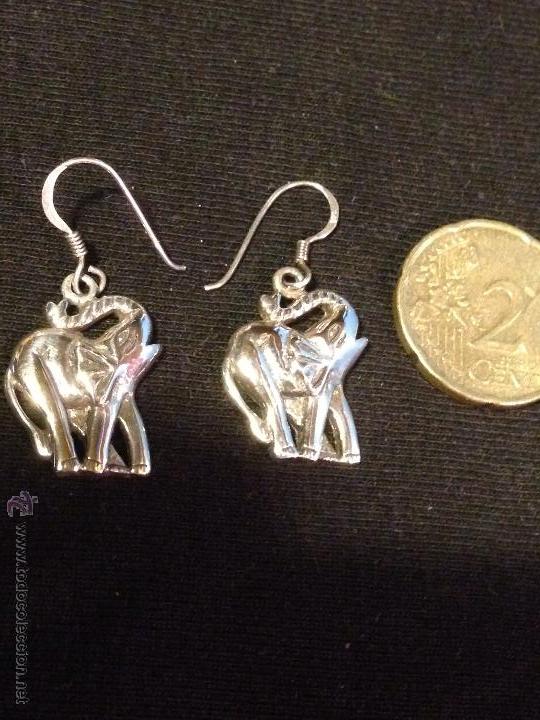 Schmuck: Pendientes de plata de ley 925.elefantes
