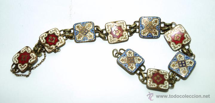 Joyeria: PULSERA CON ESMALTES 18 CM APROX. - Foto 2