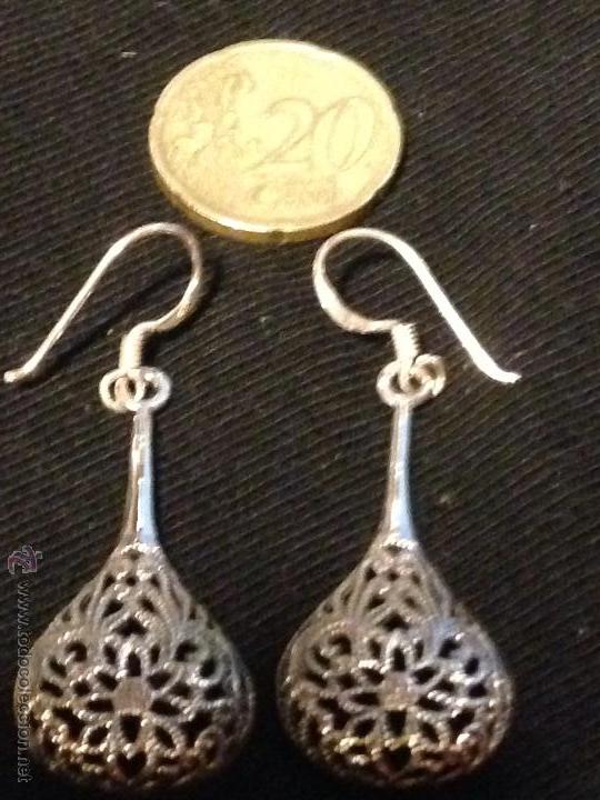 Joyeria: Pendientes de plata de ley 925