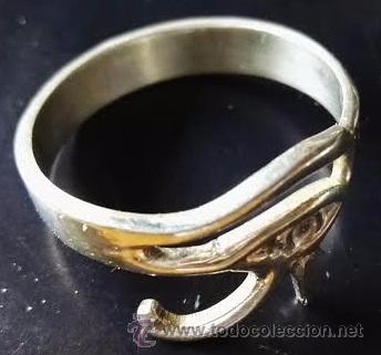 Joyeria: anillo ojo de horus en plata de ley adaptable - Foto 2