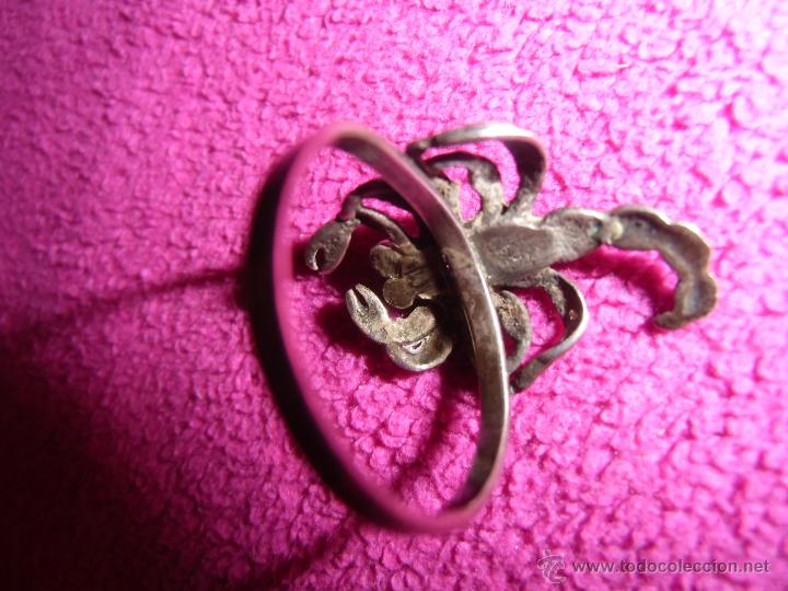 Joyeria: Anillo de plata y turquesas escorpi&oacute;n - Foto 2