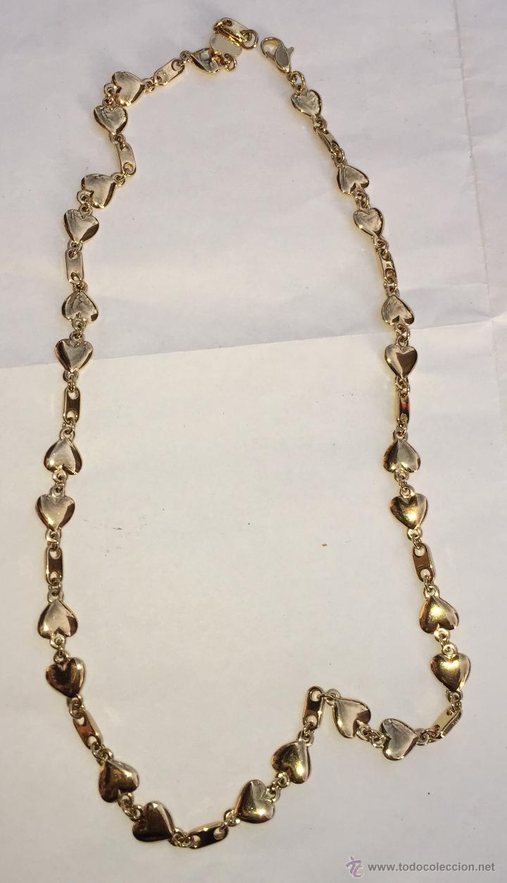 Joyeria: Bonita cadena- gargantilla italiana chapada en oro