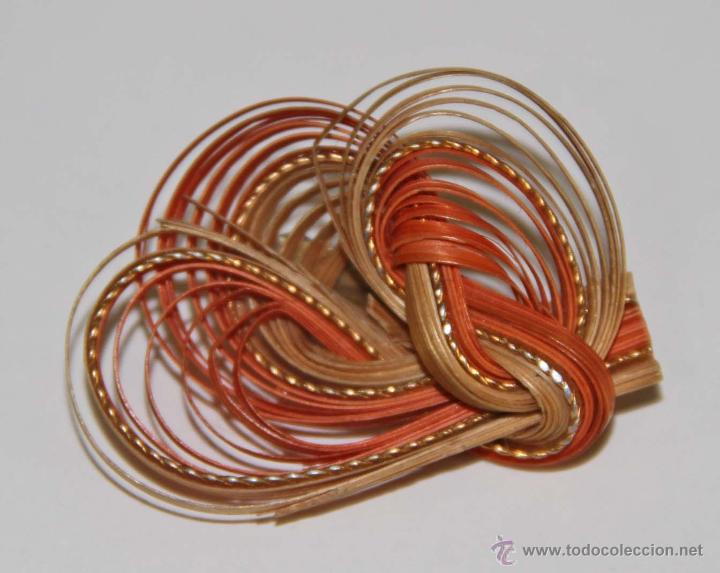 Schmuck: JOY665 BROCHE. FIBRA VEGETAL. ESPA&Ntilde;A. A&Ntilde;OS 70