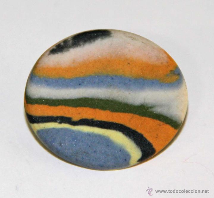 Joaillerie: JOY668 BROCHE VINTAGE. BISCUIT. HECHO A MANO. ESPA&Ntilde;A. A&Ntilde;OS 80