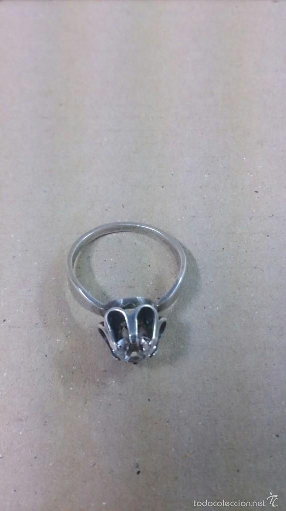 Joyeria: Sortija de plata y circonita - Foto 1