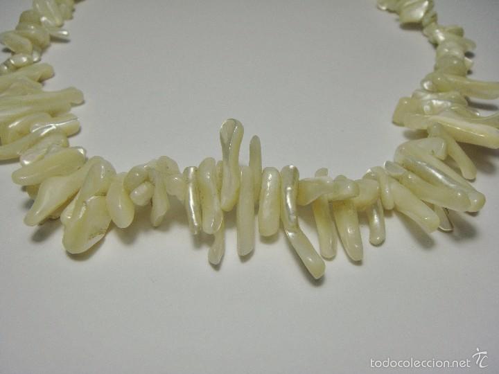 Joyeria: Antiguo Collar o Gargantilla de Nacar. - Foto 4