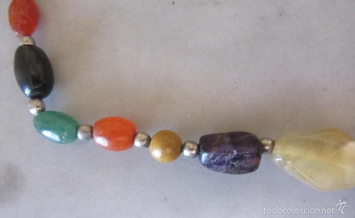 Joyeria: collar vintage de piedras duras - Foto 4