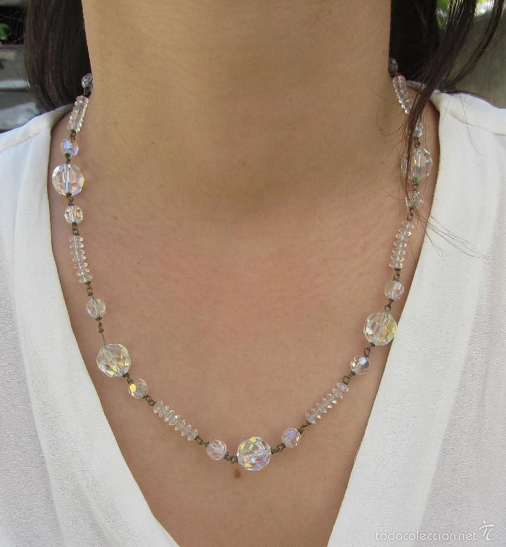 Joyeria: Collar vintage de cristal - Foto 1