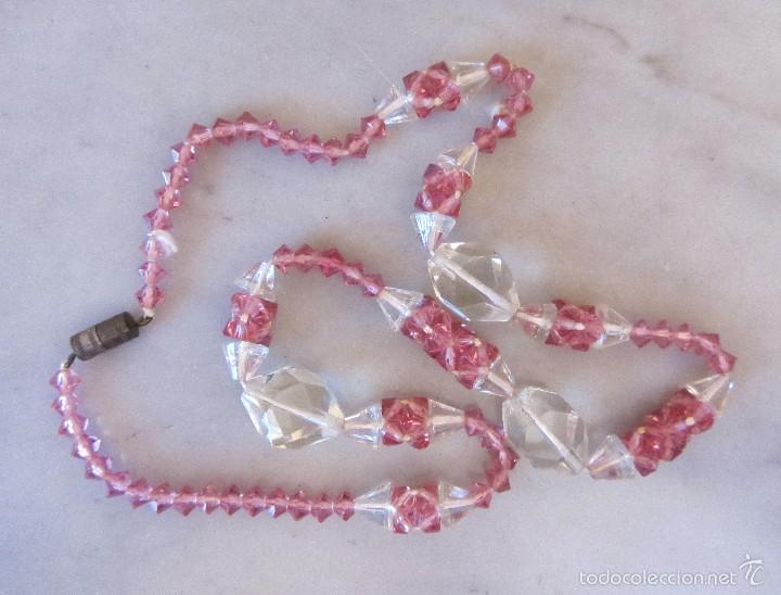 Joyeria: collar vintage de cristal de bohemia - Foto 2