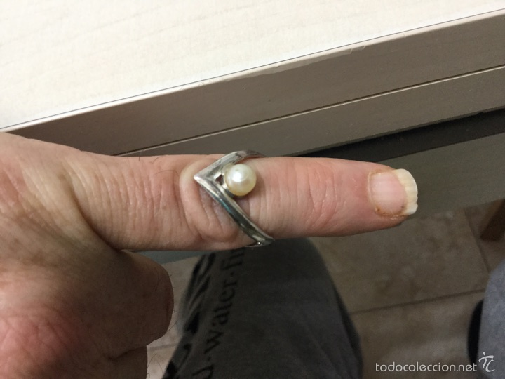 Joyeria: Anillo de plata con perla - Foto 6