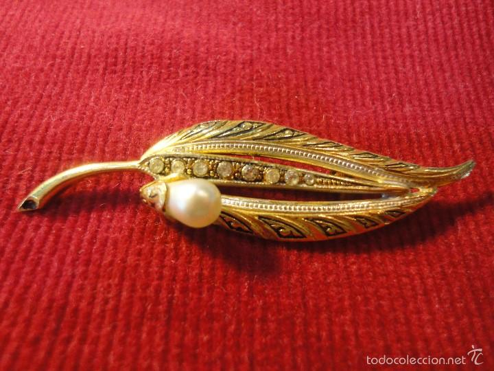 Joyeria: BROCHE DORADO CON PERLA - Foto 1