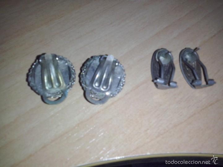 Joyeria: 2 pares de pendientes vintage