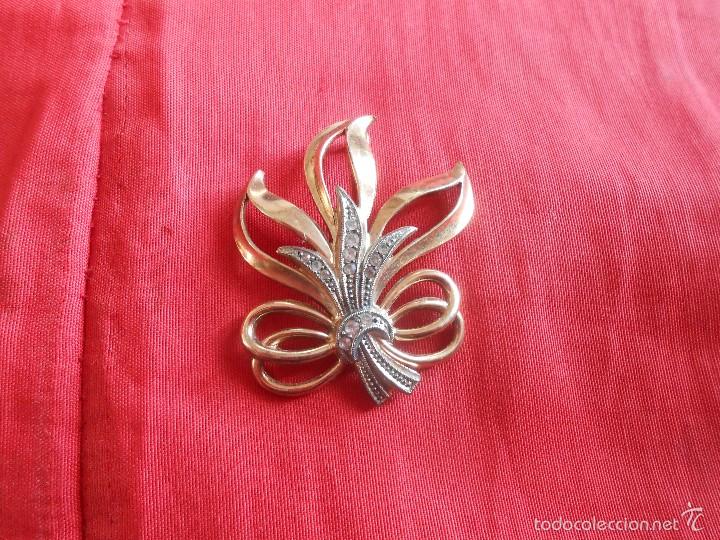 Joyeria: BROCHE   con engarces- A&ntilde;os 40 - Foto 3