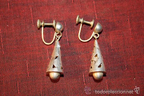 Joyeria: PEN071 PAREJA DE PENDIENTES EN ALPACA - Foto 1