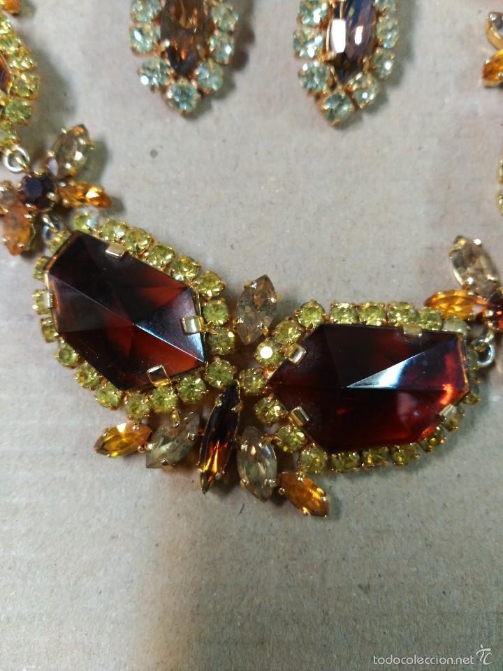 Joyeria: Conjunto de gargantilla y pendientes de bisuteria - Foto 4