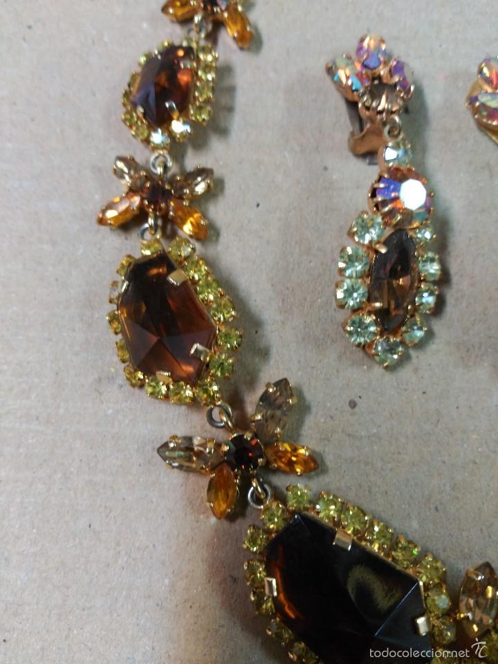 Joyeria: Conjunto de gargantilla y pendientes de bisuteria - Foto 5