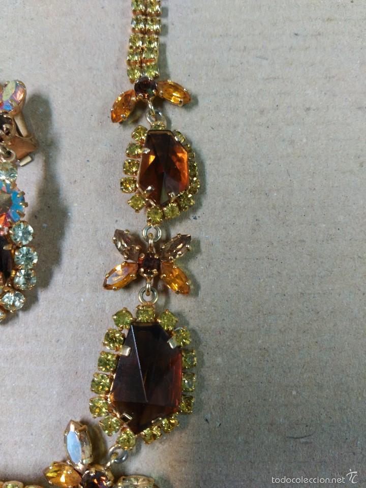 Joyeria: Conjunto de gargantilla y pendientes de bisuteria - Foto 6