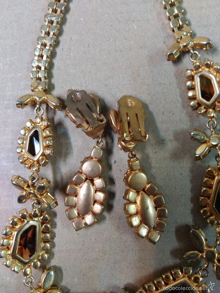 Joyeria: Conjunto de gargantilla y pendientes de bisuteria - Foto 9