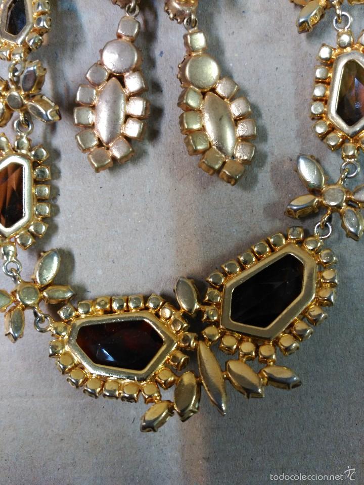 Joyeria: Conjunto de gargantilla y pendientes de bisuteria - Foto 10