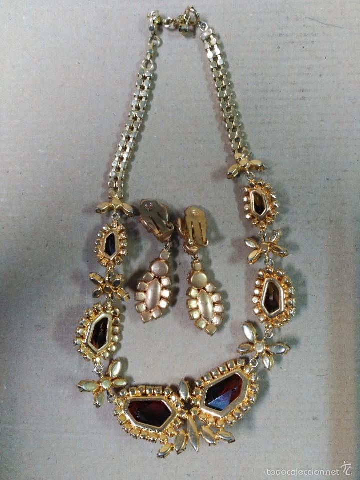 Joyeria: Conjunto de gargantilla y pendientes de bisuteria - Foto 13