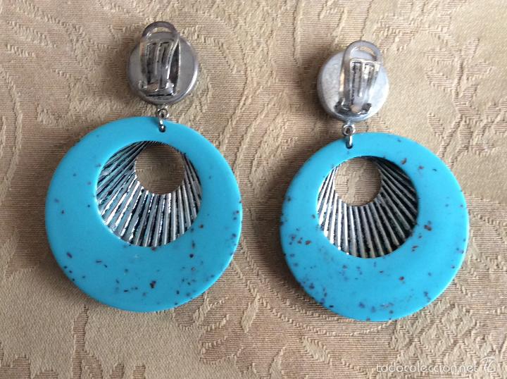 Joyeria: PENDIENTES A&Ntilde;OS 80, METAL Y PASTA - Foto 3