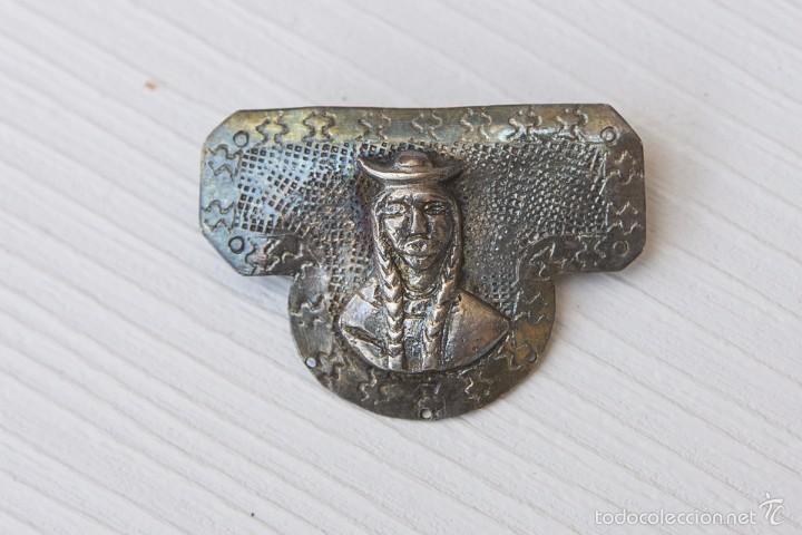 Joyeria: Antiguo broche peruano de plata - Foto 1