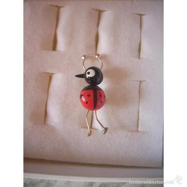 Gioielleria: Broche vintage, mariquita